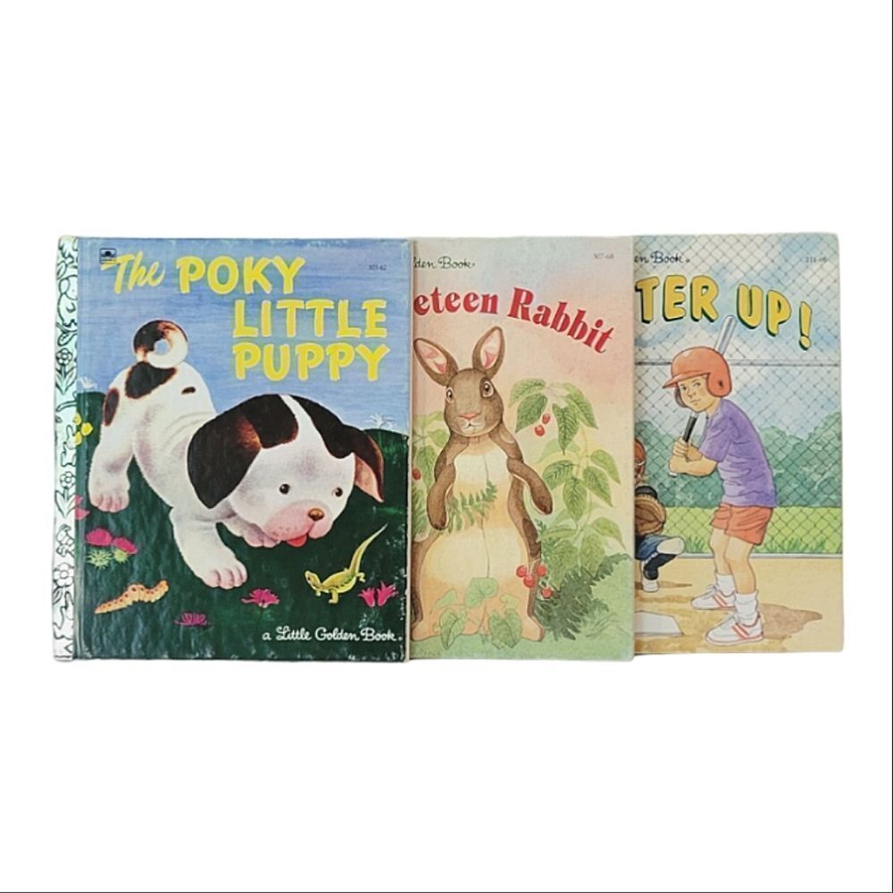 Little Golden Books Three Book Set - Classic Children's Stories
